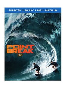 Point Break (2015) (3D Blu-ray + Blu-ray + DVD +UltraViolet Combo Pack)