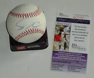 Yu Darvish signed OML baseball (CHICAGO CUBS) JSA Authenticated Q30223 - Picture 1 of 1