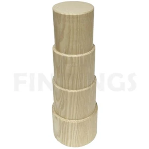 Round Bracelet Bangle Mandrel Stepped Wooden Shaping Dent Jewellery Making Tool - Picture 1 of 3