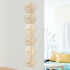 Wooden Growth Chart Decoratins Wall Stickers Height Ruler Measure Decal for Kids