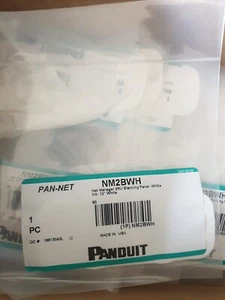 50 Pieces of Panduit NM2BWH. NET MANAGER 2RU BLANKING PANEL WHITE KIT-"12" - Afbeelding 1 van 5