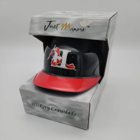 Minor League Baseball Hickory Crawdads Mini Helmet Brand New Just Minors Cover