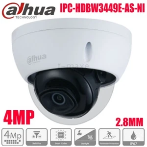 New Dahua IPC-HDBW3449E-AS-NI 4MP Full-color Fixed-Focal Dome WizSense IP Camera - Picture 1 of 5