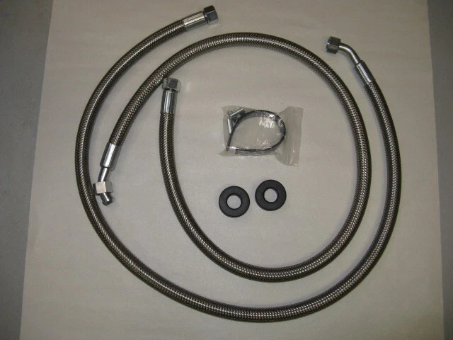 MG MANGUERAS ENFRIADOR DE ACEITE "Trenzado Inoxidable" con accesorios para 74-1/2-80 MGB Foto 1 de 1