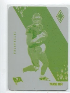 2021 Phoenix Printing Plate Tom Brady 1/1 Tampa Bay Buccaneers - Picture 1 of 2