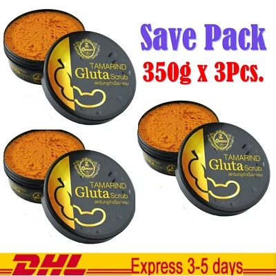 3x Tamarindo Gluta Exfoliante Herbal Cúrcuma Tanaka Queen Brillante Eliminar Piel Vieja  Foto 1 de 4