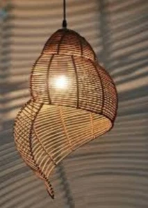 Asian style lamp Shade Rattan - Picture 1 of 1