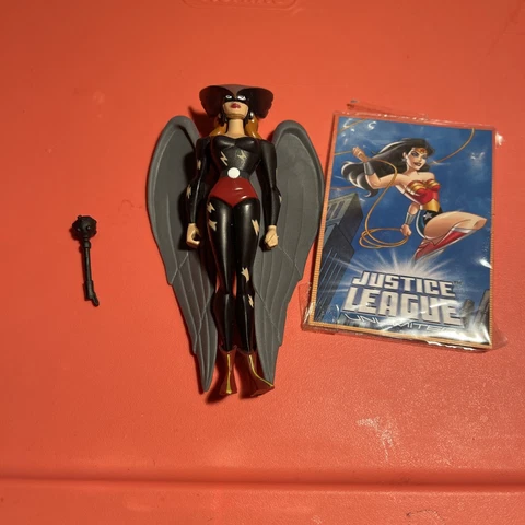 2004 MATTEL JUSTICE LEAGUE UNLIMITED HAWKGIRL LOOSE ACTION FIGURE COMPLETE MACE Cover