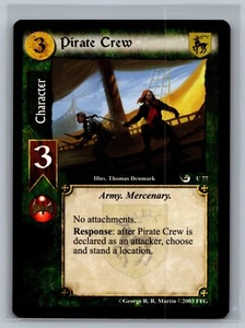 A Game of Thrones CCG Pirate Crew #77 GOT TCG Ice and Fire Edition - Picture 1 of 2