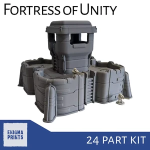 Fortress of Unity - 28mm 3D Printed Tau Terrain for Tabletop Wargaming - Picture 1 of 10