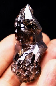 Esemplare di cristallo di quarzo superficie scheletro ametista fumè naturale - Foto 1 di 12