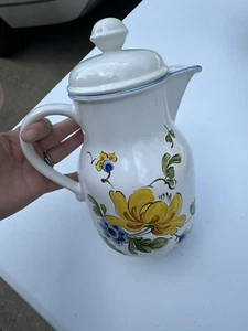 Villeroy & Boch Design “Provence”Naif Coffee Pot with Lid RARE - Picture 1 of 5