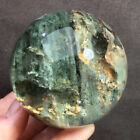 268g Best!New Rare Natural Clear"Green Ghost"Quartz Crystal Sphere Ball Healing