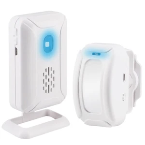 Wireless PIR Motion Sensor Alarm Shop Visitor Door Bell Welcom Entry Alert Chime - Picture 1 of 12