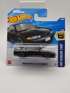 Tarjeta corta Hot Wheels 2025 Screen Time Fast And Furious Nissan Skyline GT-R R32 - Imagen 1 de 3