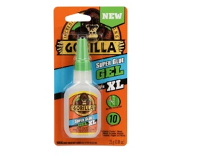 Gorilla Super Glue Gel XL, 25 Gram, Clear, (Pack of 1) - Picture 1 of 7