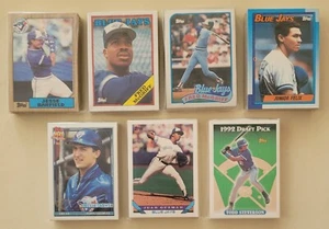 1987 - 1993 TOPPS BASEBALL TORONTO BLUE JAYS TEAM SETS- CHOOSE YOUR YEAR - Picture 1 of 1