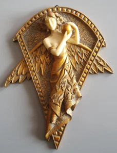DECO ANGE ART NOUVEAU - TOSCANO - 23*18CM - Picture 1 of 2