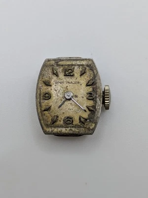 Wittnauer Watch Co. 5JH Manual Watch Movement UNTESTED REPAIRS PARTS 15mm - Image 1 of 4