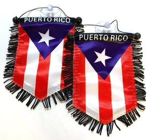 Puerto Rico small Puerto Rican flag for cars home wall door window flag acces... - Picture 1 of 3