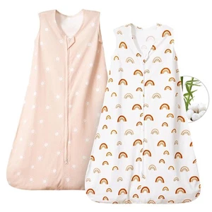 2-Pack Bamboo Rayon & Cotton Baby Sleep Sacks - Picture 1 of 5