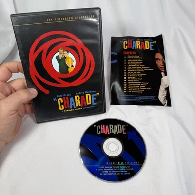 Charade (DVD, 1963, Criterion Collection)  CARY GRANT Foto 1 de 3