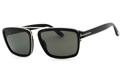 Gafas de sol TOM FORD DIFFERENT FT0780 01D marco negro lentes polarizadas a humo 58 mm Foto 1 de 4