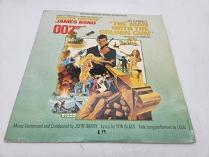 James Bond The Man With The Golden Gun Soundtrack LP 1974 UA-LA358-G john barry! - Picture 1 of 4