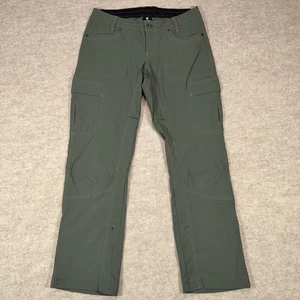 Kuhl Kliffside Roll Up Hose Damen Größe 4 Reg Grün Cargo Wandern Klettern 30x27 - Bild 1 von 20