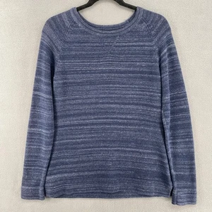 Suéter Suéter Eddie Bauer Cuello Redondo Para Mujer XS Azul Mezcla de Algodón Informal Básico - Imagen 1 de 14