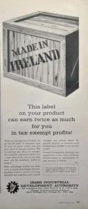 Autoridad Irlandesa de Desarrollo Industrial Chicago IL Irlanda anuncio impreso vintage 1963 - Imagen 1 de 6