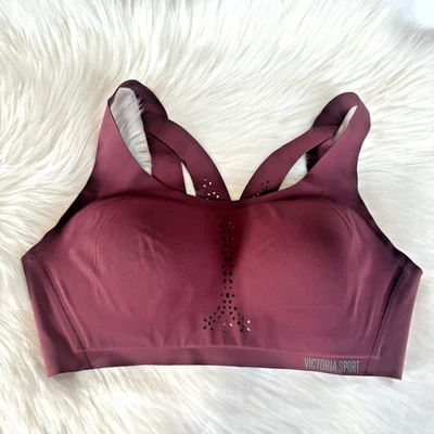 Victorias Secret Sport Bra 38 C Angel Max Support Wireless Wire Free Foam Pink - Image 1 of 4