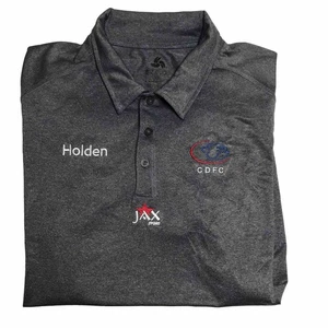 SANFL Bulldogs Grey Polo Top ( Holden ) Size Large New Old Stock - Bild 1 von 10