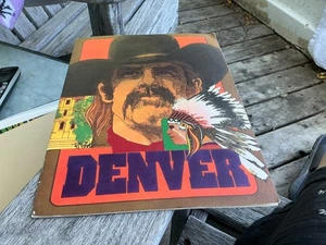 TWA First Class Dinner Menu highlighting Denver - Picture 1 of 3
