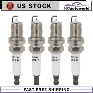 For 2009-2011 Chevrolet Aveo5 Aveo 1.6L L4 4pc Iridium & Platinum Spark Plugs - Picture 1 of 6