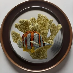 Clown Fish & Coral Reef Sculpture Ocean Sea 7X8X4 Marine Sea Ocean Nautical Art - Picture 1 of 20