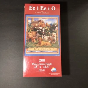 Ee i Ee i O By Corbert Gauthier 200 Piece Puzzle Sunsout Sealed, Retired, Farm - Picture 1 of 6