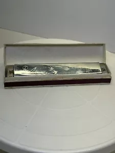 Blessing Harmonica With Etched Bird Patterns. Original In Box. - Picture 1 of 10