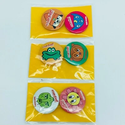 PARAPPA THE RAPPER 6 Button Badges Set Japan PlayStation Tower Records 2001 - Image 1 of 4