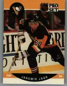 1990-91 Pro Set #632A Jaromir Jagr RC UER (ref 125083) - Picture 1 of 2