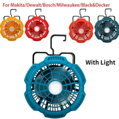 Portable Cordless Fan For Dewalt 14.4-18V Li-ion Battery With Remote Control - Image 1 of 4