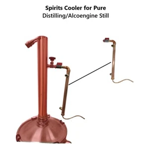Spirits Output Cooler for Pure Distilling/Kegland Alcoengine Reflux Condenser - Picture 1 of 4