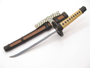 Vintage '80s Japan 6.6" V Mini Miniature Samurai Katana Sword Letter Opener