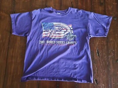 Camisa Bandera Campeones Serie Mundial Arizona Diamondbacks 2001 De Colección Para Hombres XL MLB Foto 1 de 4