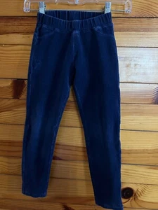 Hanna Andersson Navy Corduroy Jegging Pants Girls Pull-on Size 110 / 5 - Picture 1 of 2