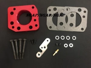 Espaciador de carrocería acelerador rojo para 93-00 Honda Civic SOHC VTEC no VTEC 1,5 L 1,6 L - Imagen 1 de 2