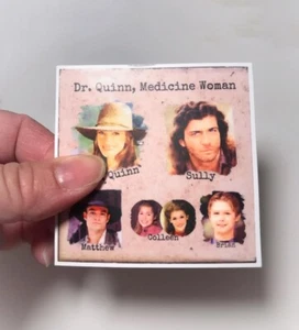 Dr Quinn Medicine Woman Vinyl Sticker, TV Show Gifts, Water Bottle Label - Picture 1 of 3