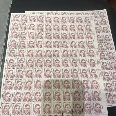 2 Wendell Wilkie Precancel Strutevant WI Sheets Of 75 Cent US Stamps-200 Stamps - Image 1 of 4
