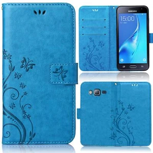Etui na telefon komórkowy do Samsung Galaxy J5 2016 Etui ochronne Kwiaty Flip Cover Wallet - Zdjęcie 1 z 5