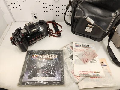 Cámara fotográfica Nishika N8000 estéreo cuadrascópica 3D lenticular 35 mm SIN PROBAR Foto 1 de 4